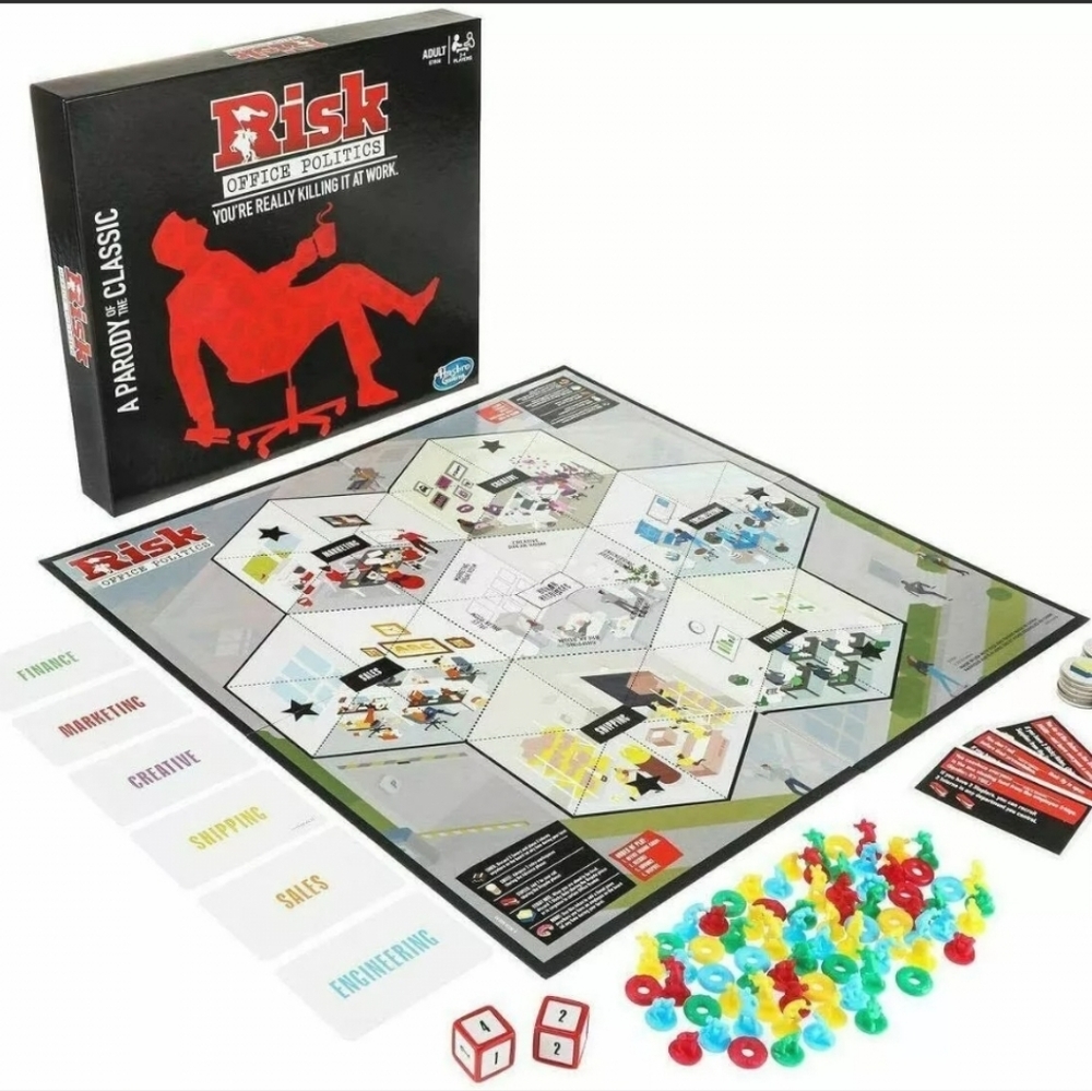 Risk Office Politics A Parody Of The Classic 36 Card Board Game By Hasbro Gaming